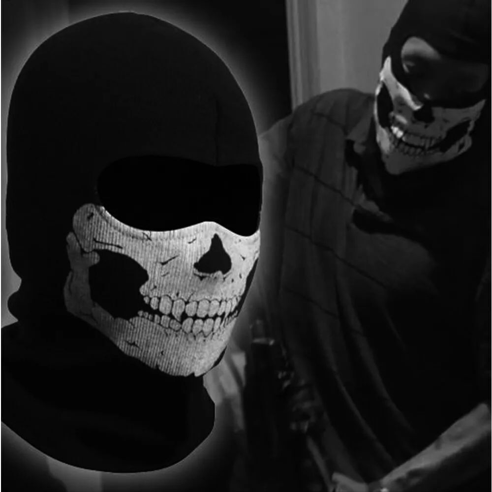 Halloween Cover Skull Full Face Balaclava Hood Ski Ghost CS Game Cosplay Mask US